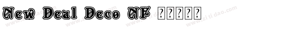 New Deal Deco NF字体转换